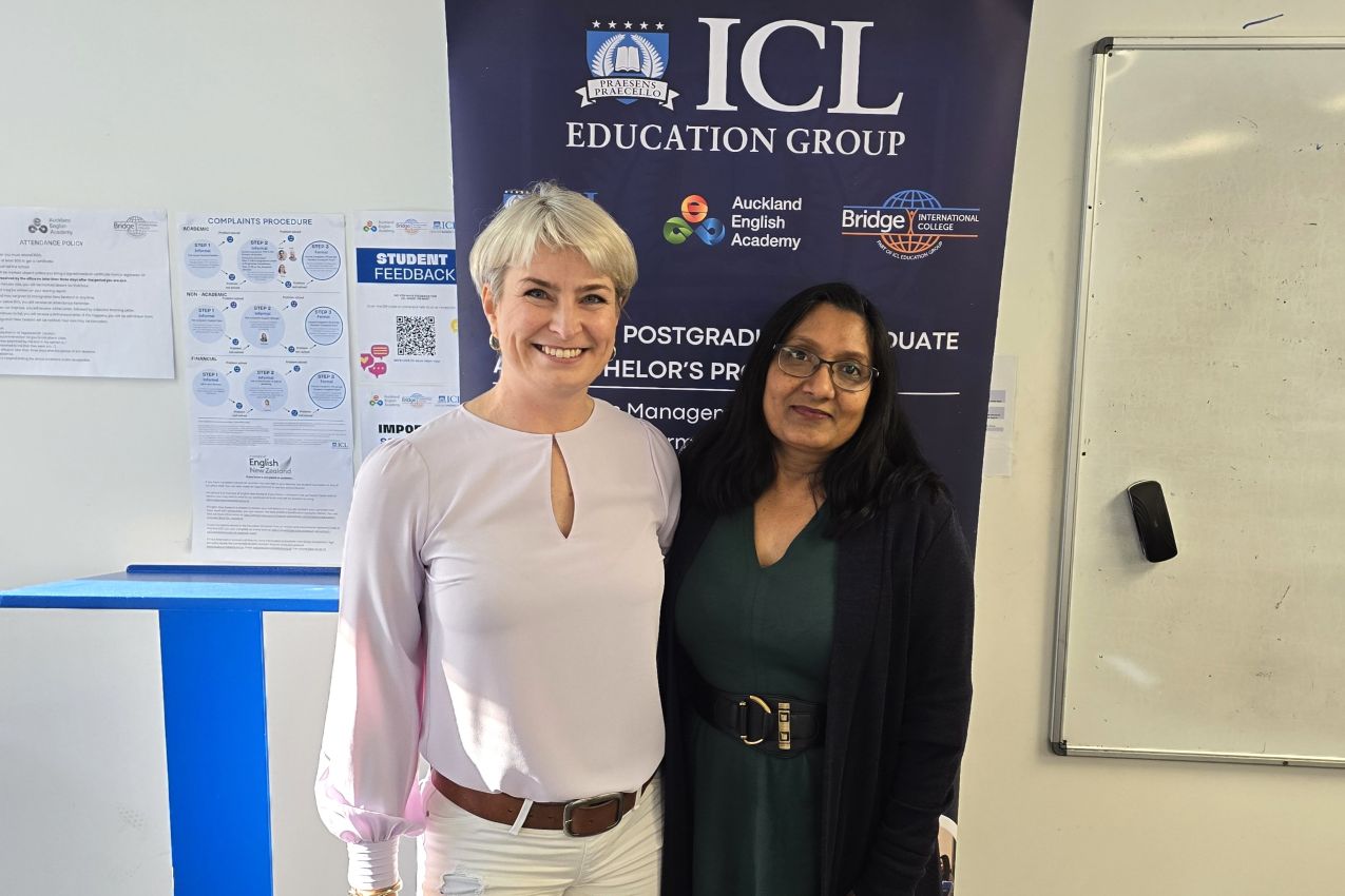 Monika Tylova and Dr Paula Ray